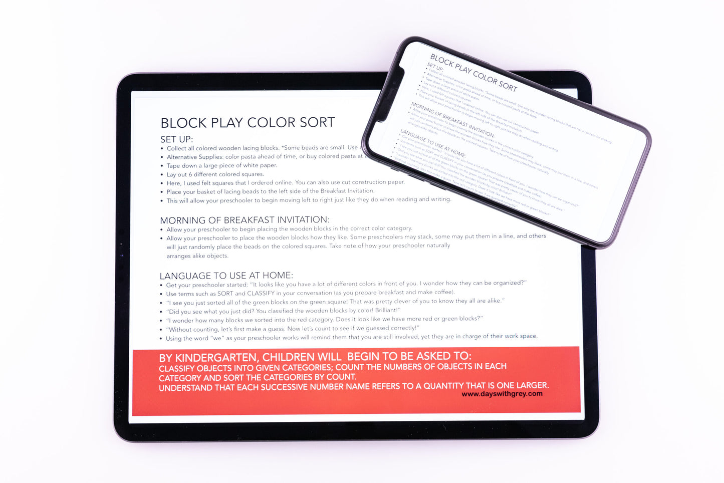 PDF Breakfast Invitation Cards Set 1