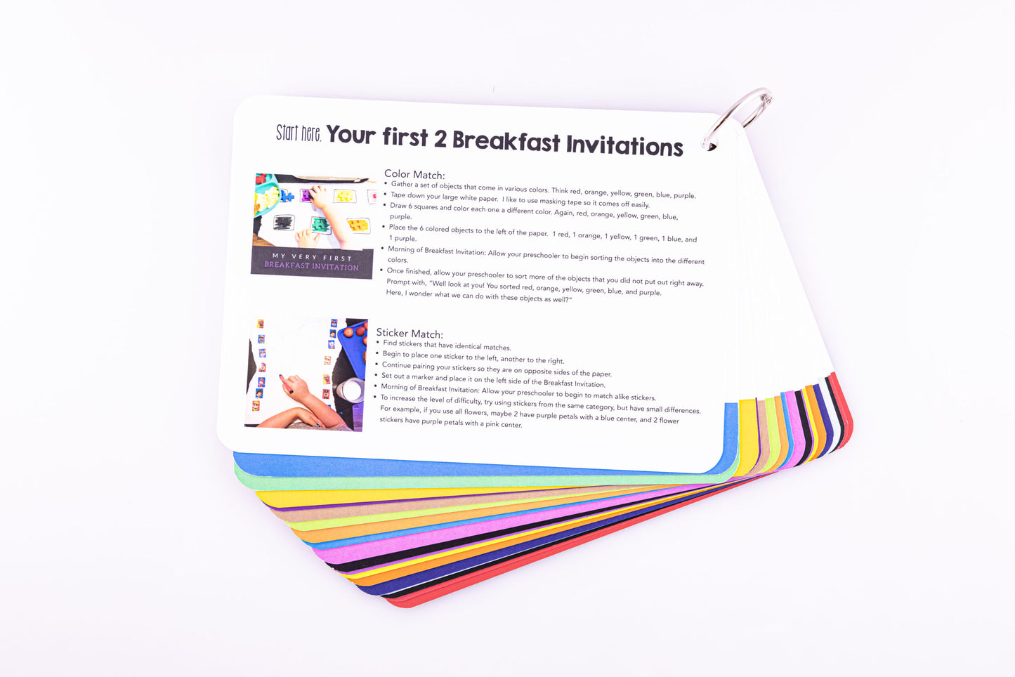 Breakfast Invitation Cards - Set 1