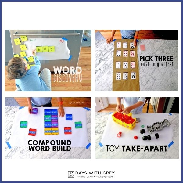 BIG KID Activity Cards