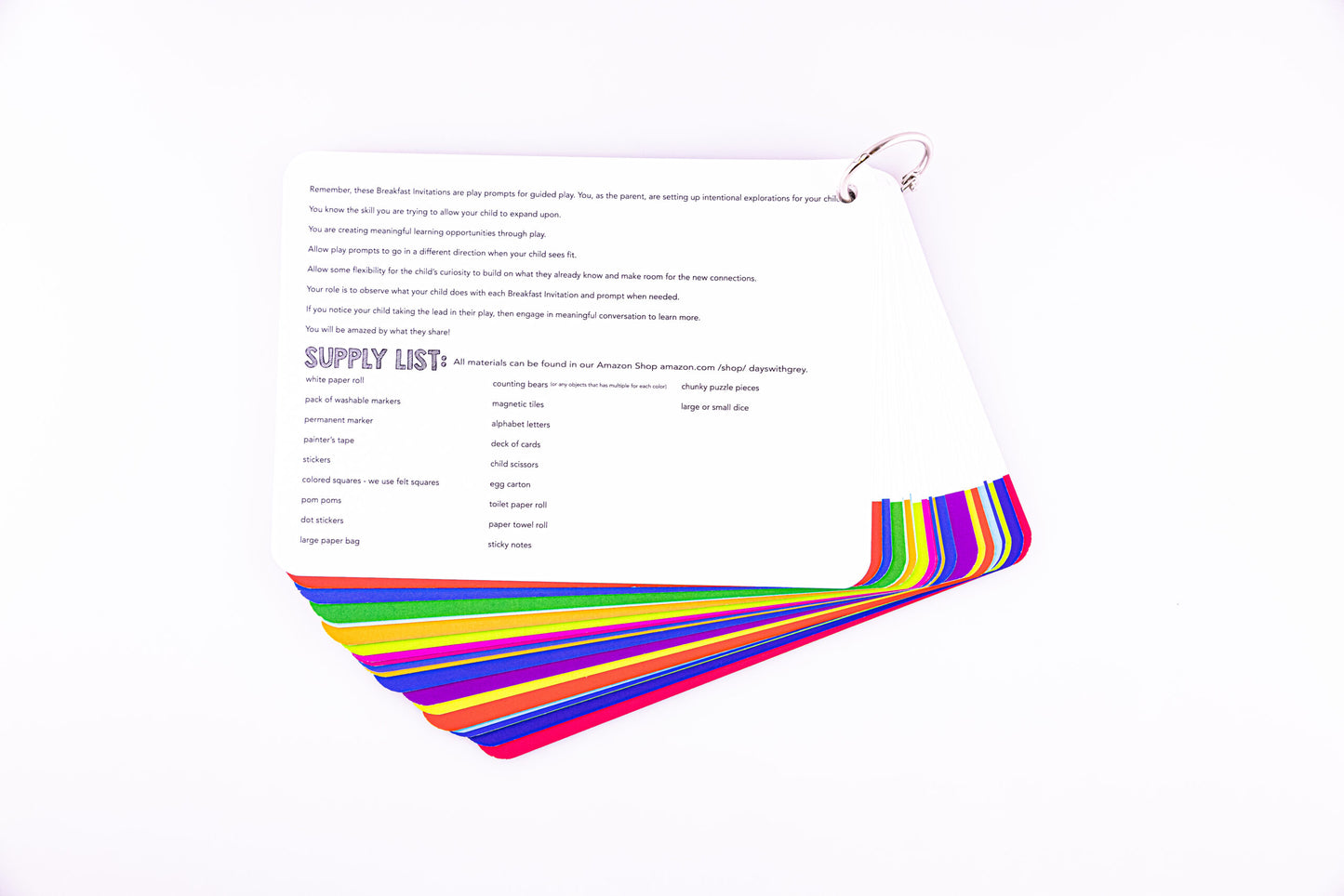 Breakfast Invitation Cards Set 2